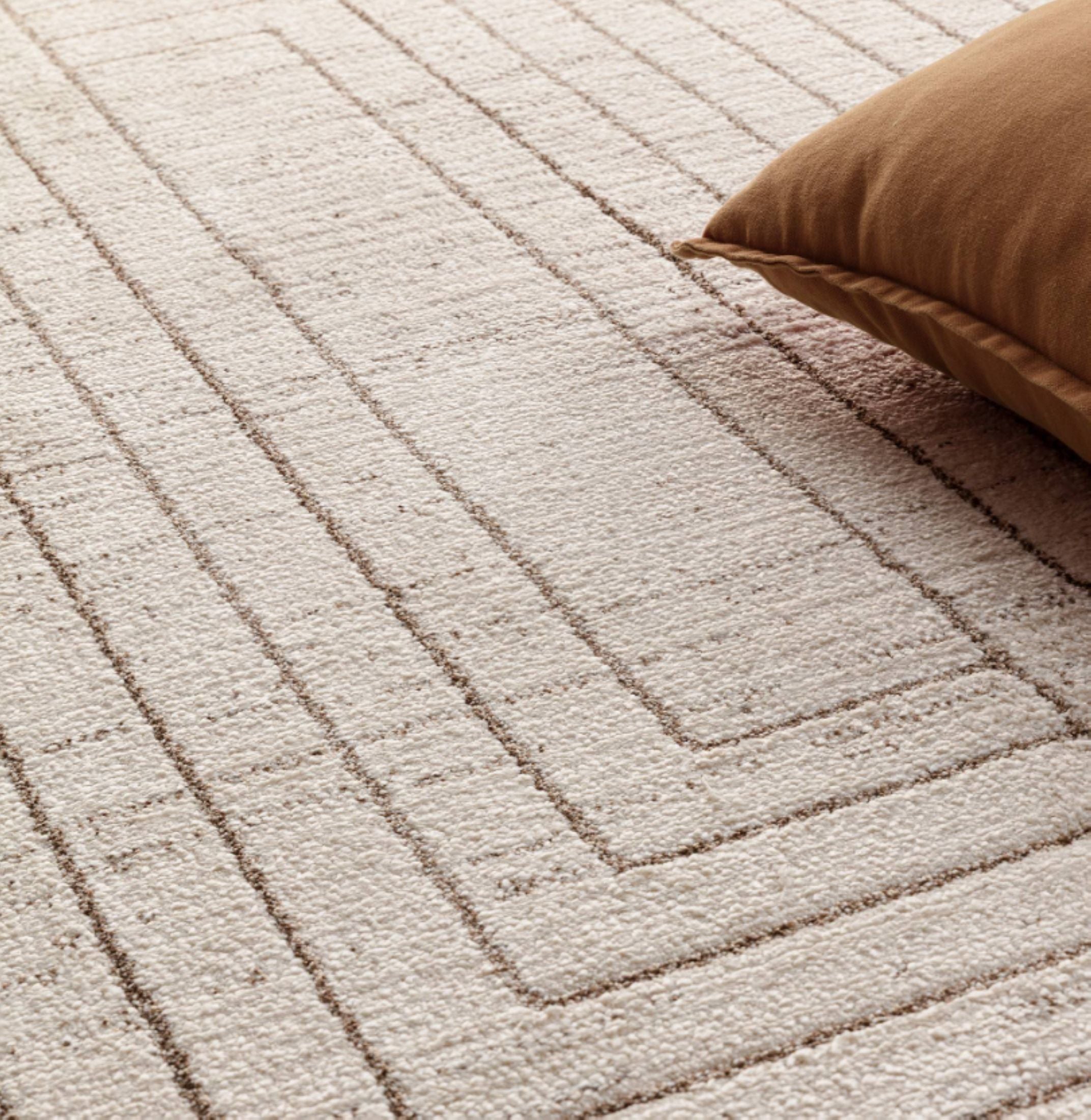 Alfombra plana tejida moderna BERGEN