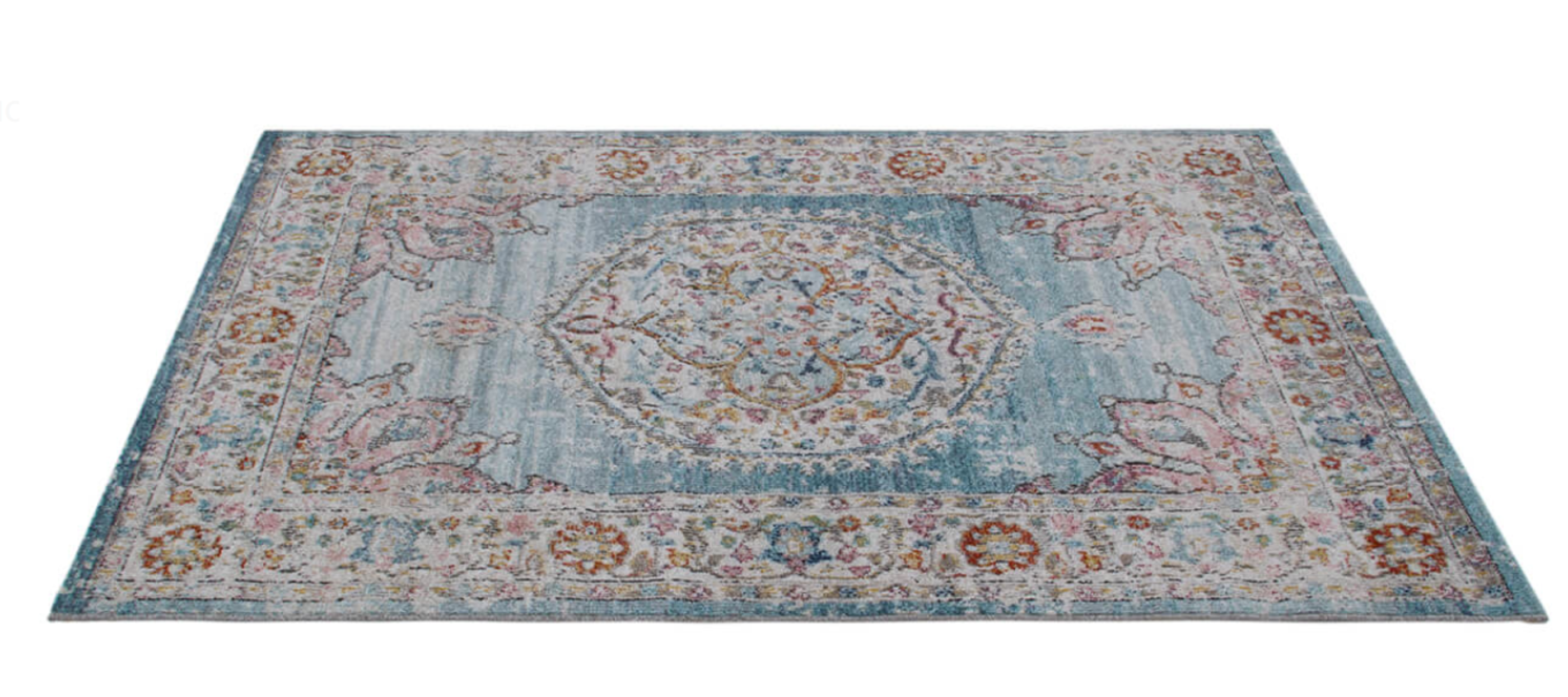 Tapis de salon style orient tissé plat GAMIO