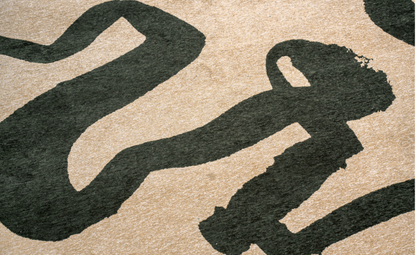 Tapis moderne tissé plat STRAP