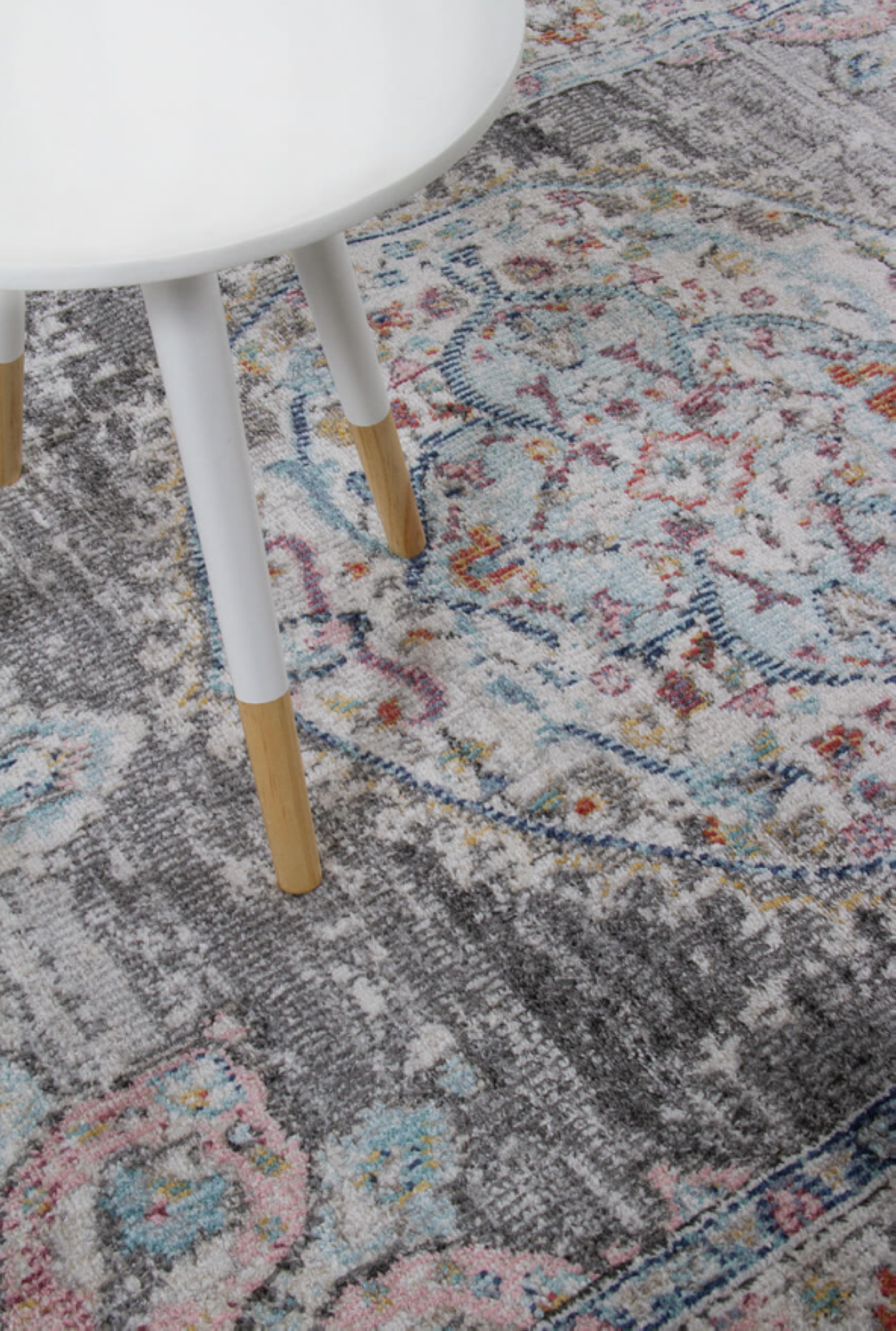 Tapis de salon style orient tissé plat GAMIO