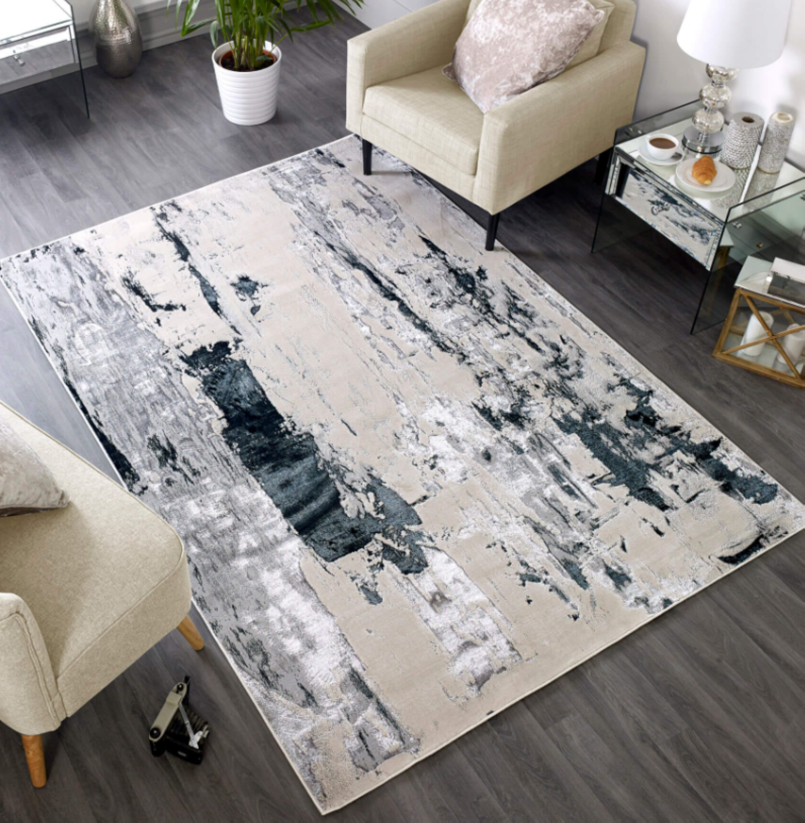 Tapis moderne salon et chambre ICEBERG