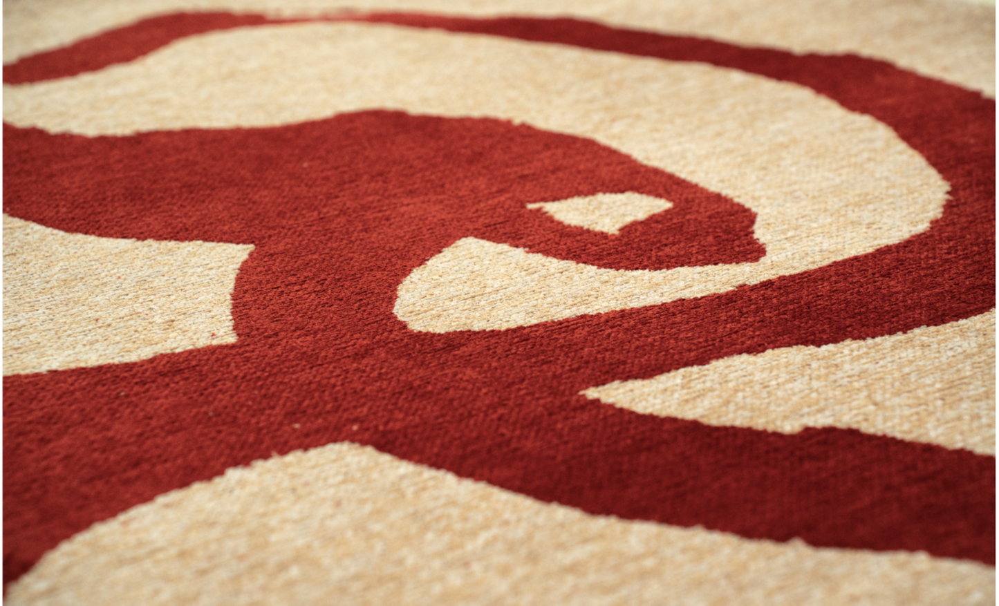 Tapis moderne tissé plat STRAP