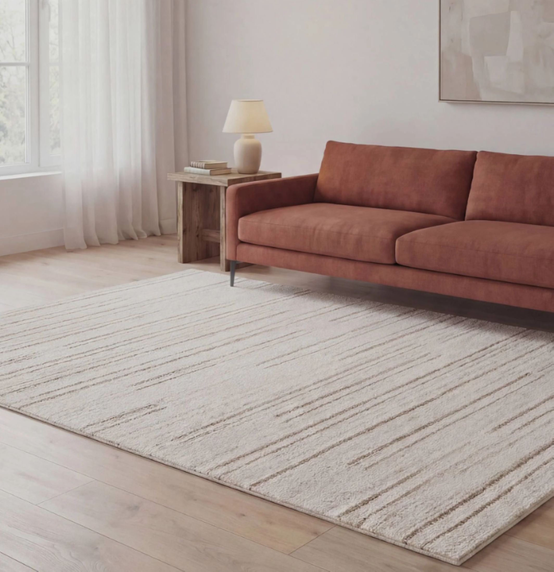 Alfombra moderna de tejido plano NARVIK