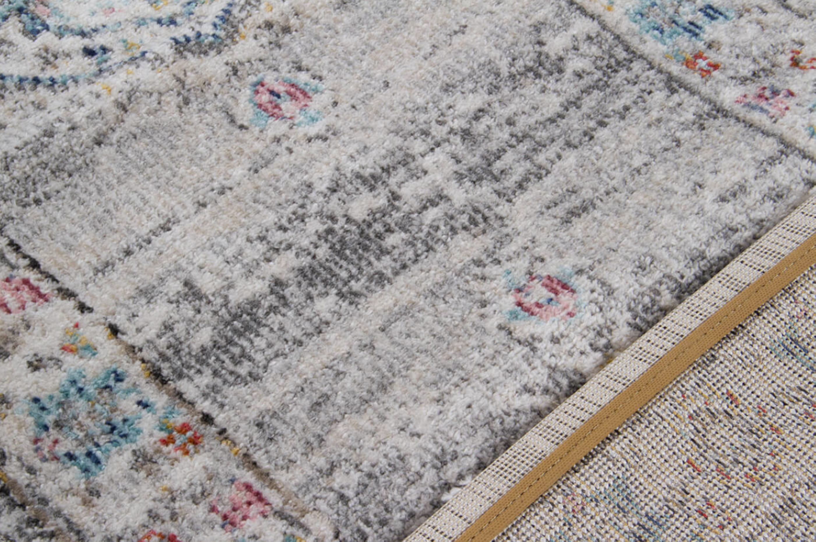 Tapis de salon style orient tissé plat GAMIO