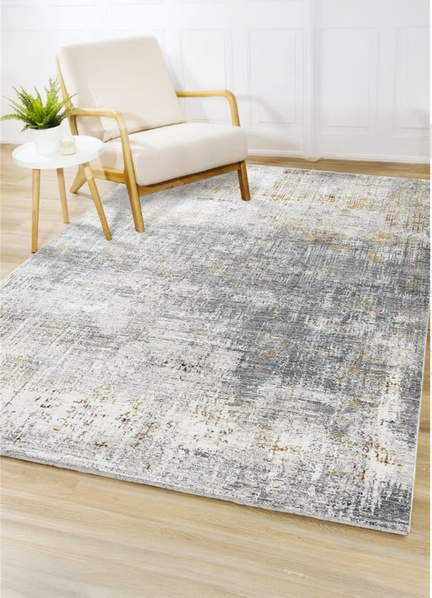Tapis de salon moderne tissé plat NELSON