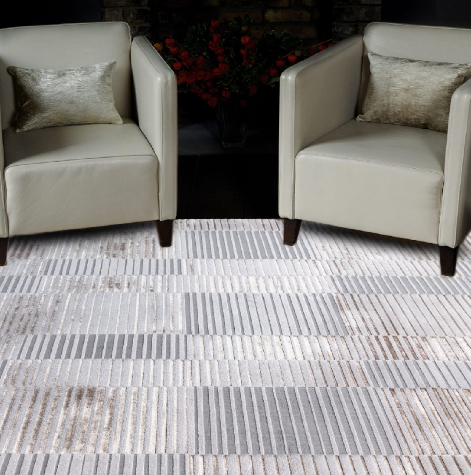 Tapis moderne salon et chambre RUFFY