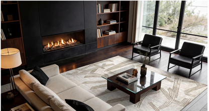 Tapis moderne tissé plat KATANA