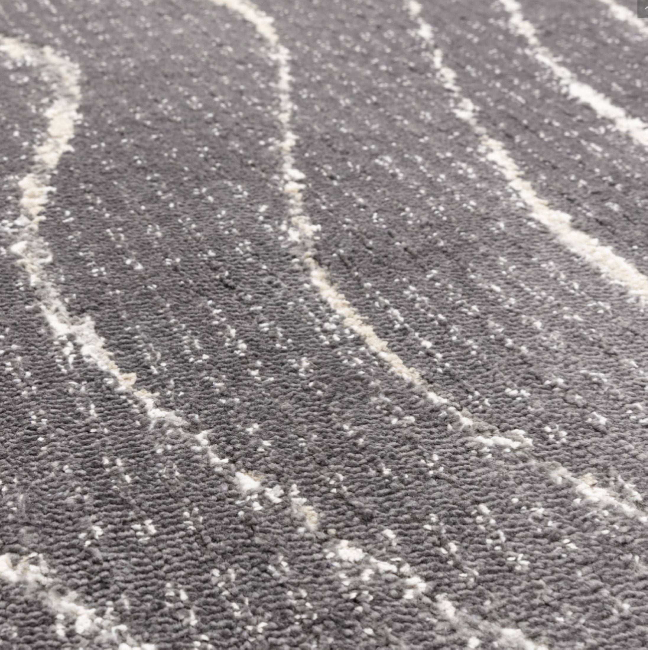 Alfombra plana tejida moderna WAVES