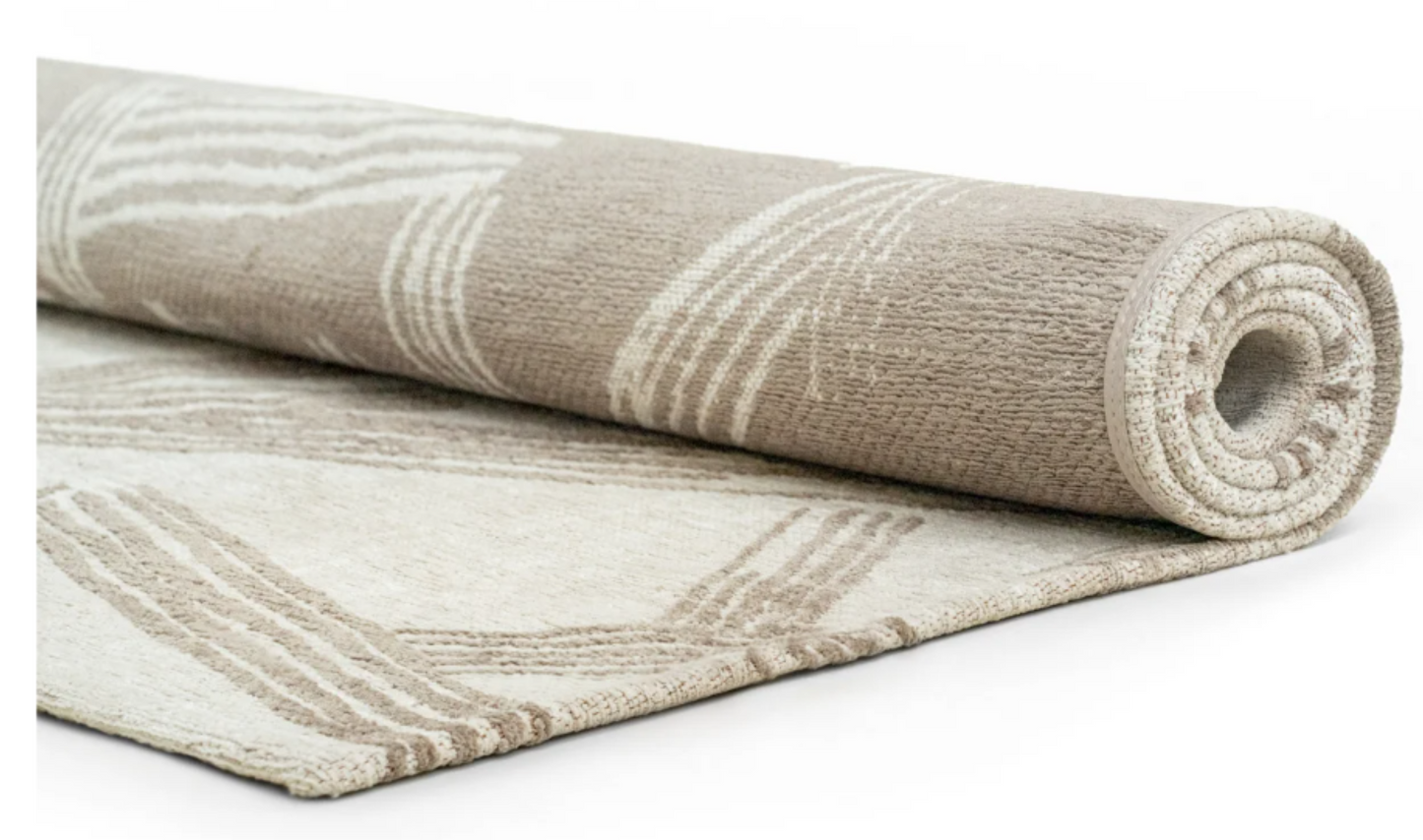 Tapis moderne tissé plat KATANA