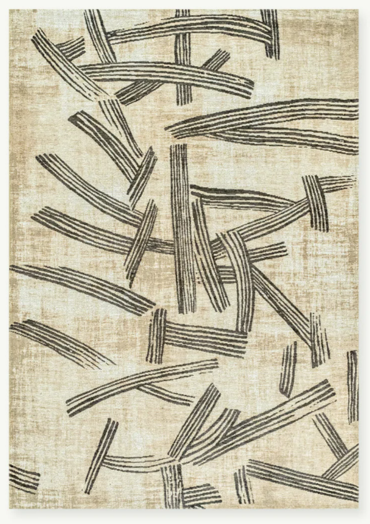 Tapis moderne tissé plat KATANA