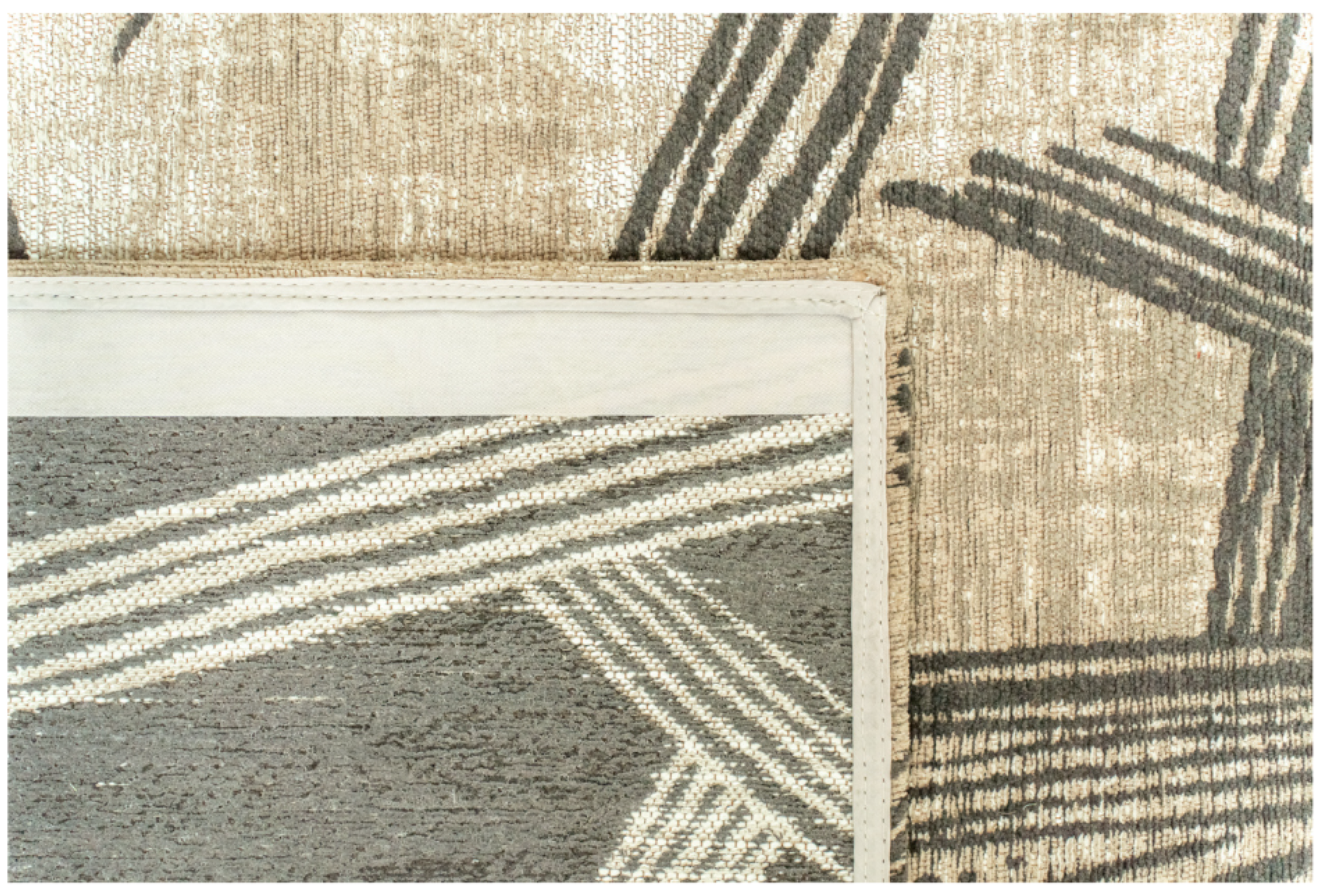 Tapis moderne tissé plat KATANA