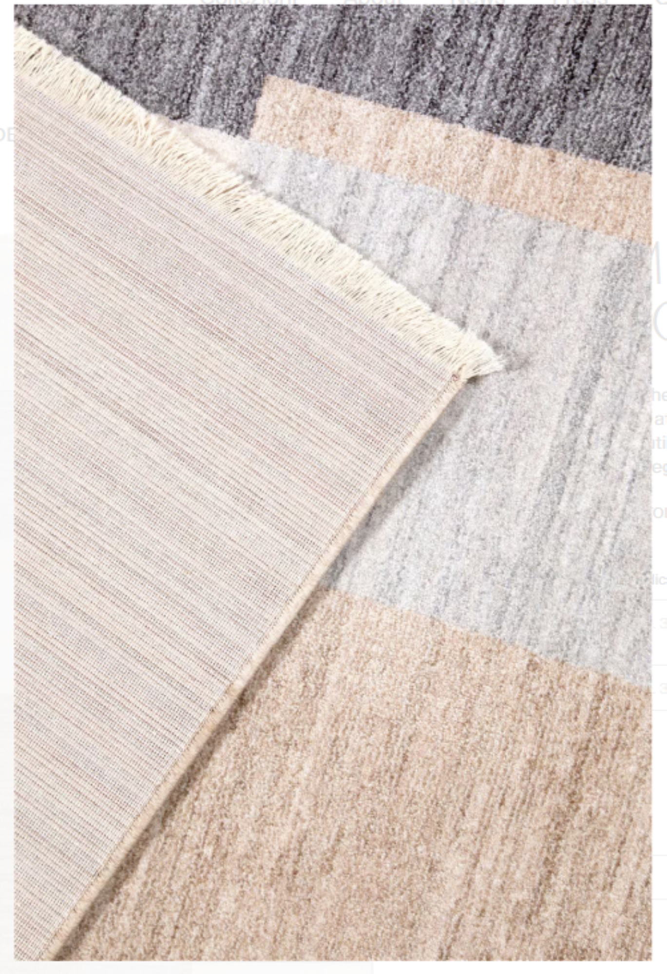 Tapis moderne tissé plat MORY