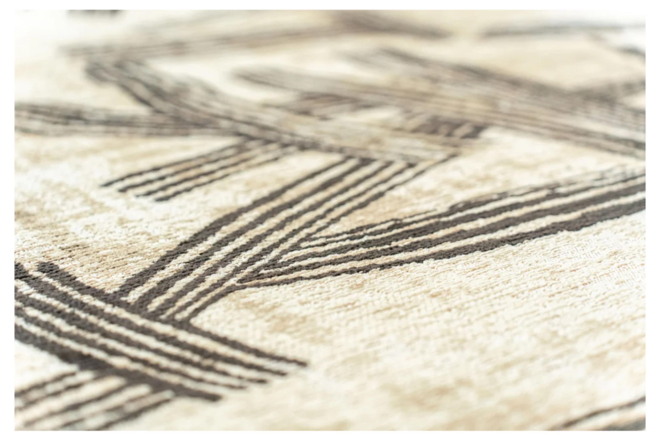 Tapis moderne tissé plat KATANA