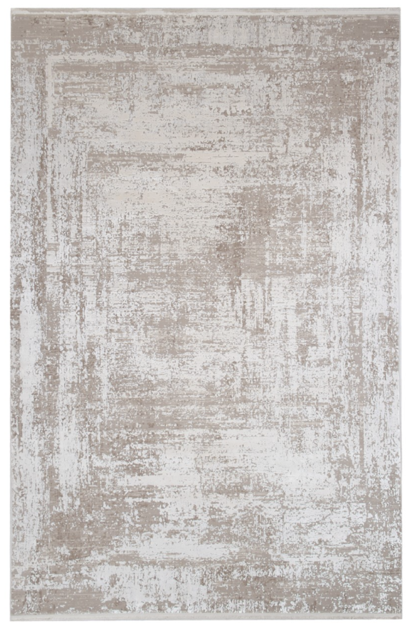 Modern living room rug in viscose with embroidery 