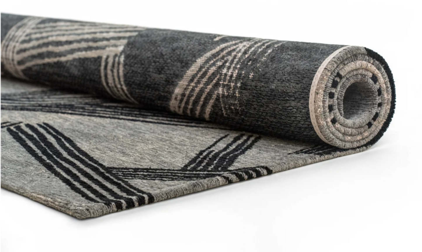 Tapis moderne tissé plat KATANA