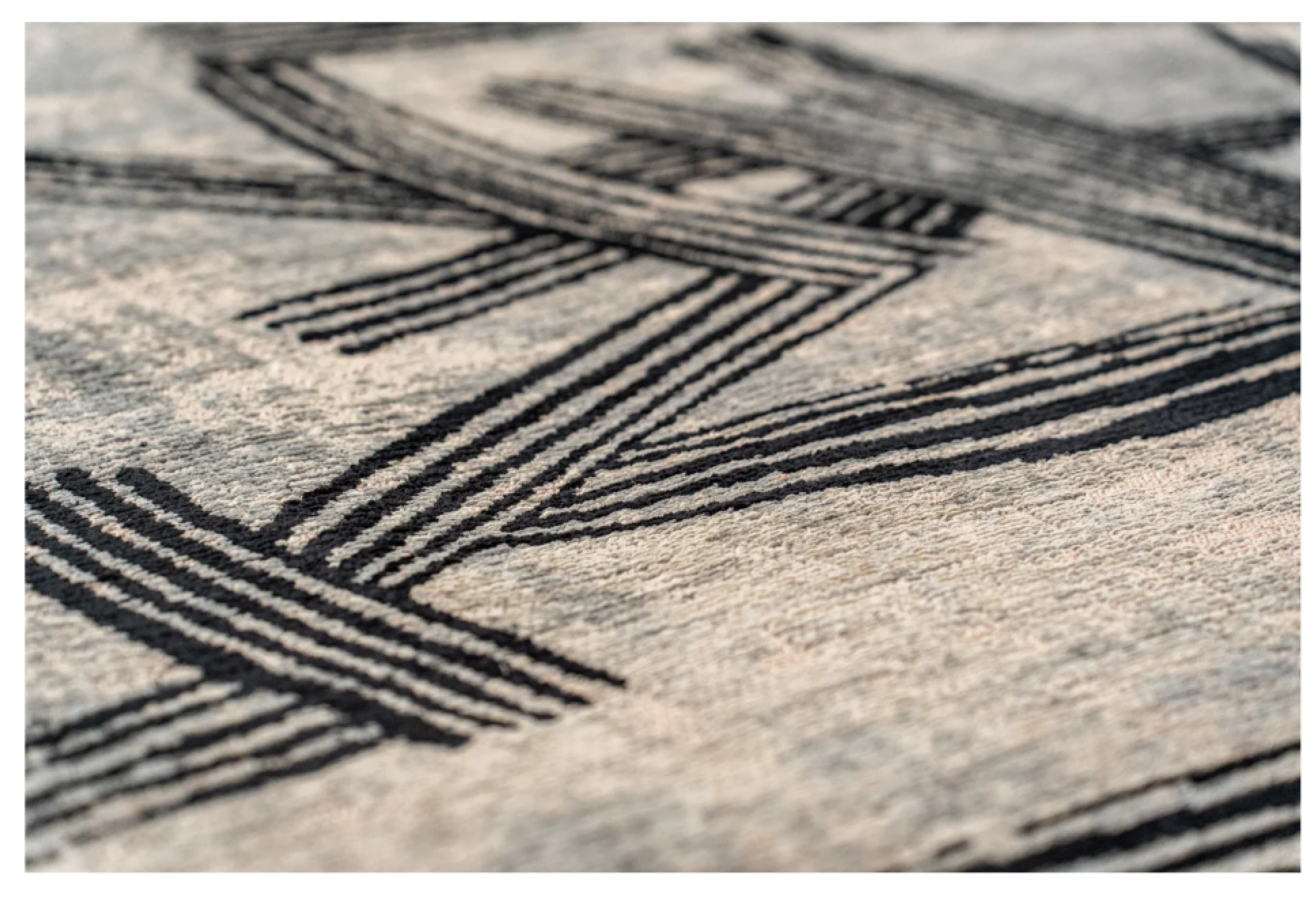 Tapis moderne tissé plat KATANA