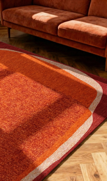 Tapis moderne tissé plat AGATE