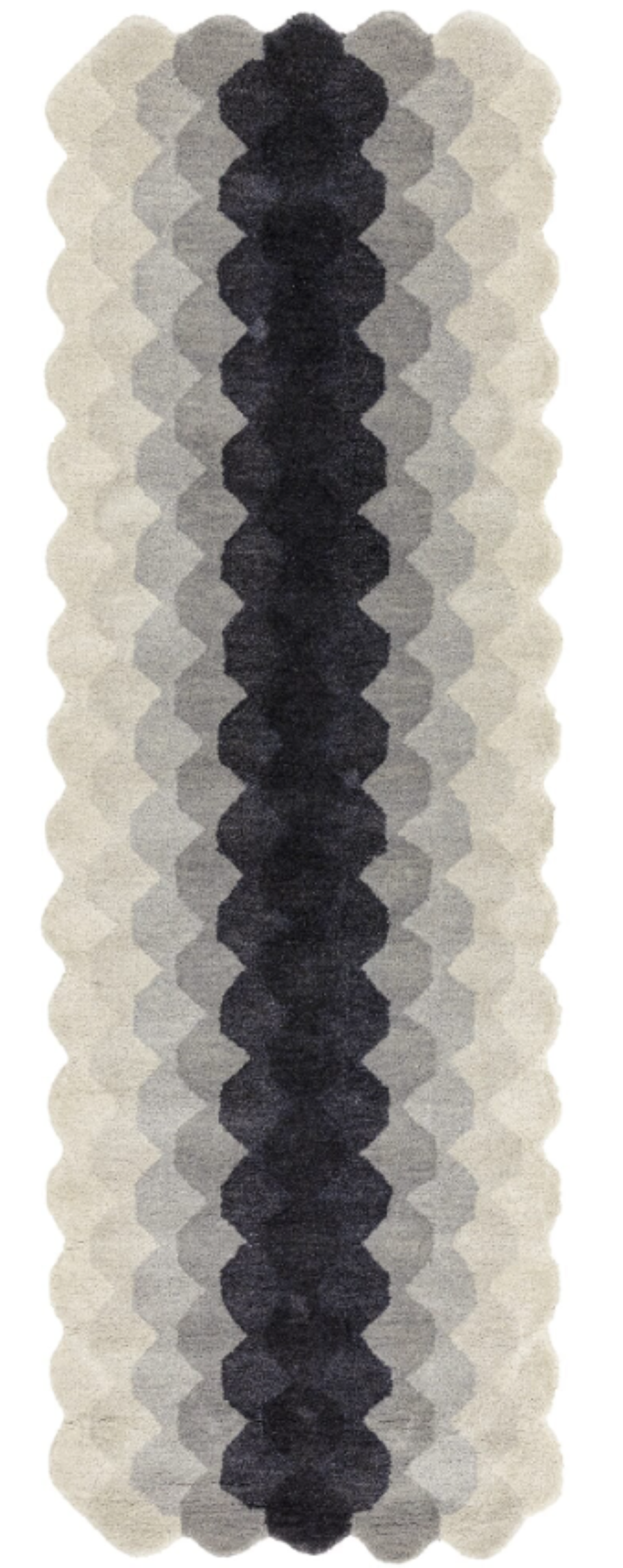 Tapis moderne tufté main en laine KERNEL