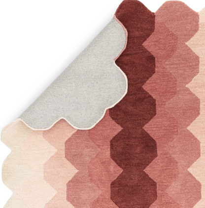 Tapis moderne tufté main en laine KERNEL