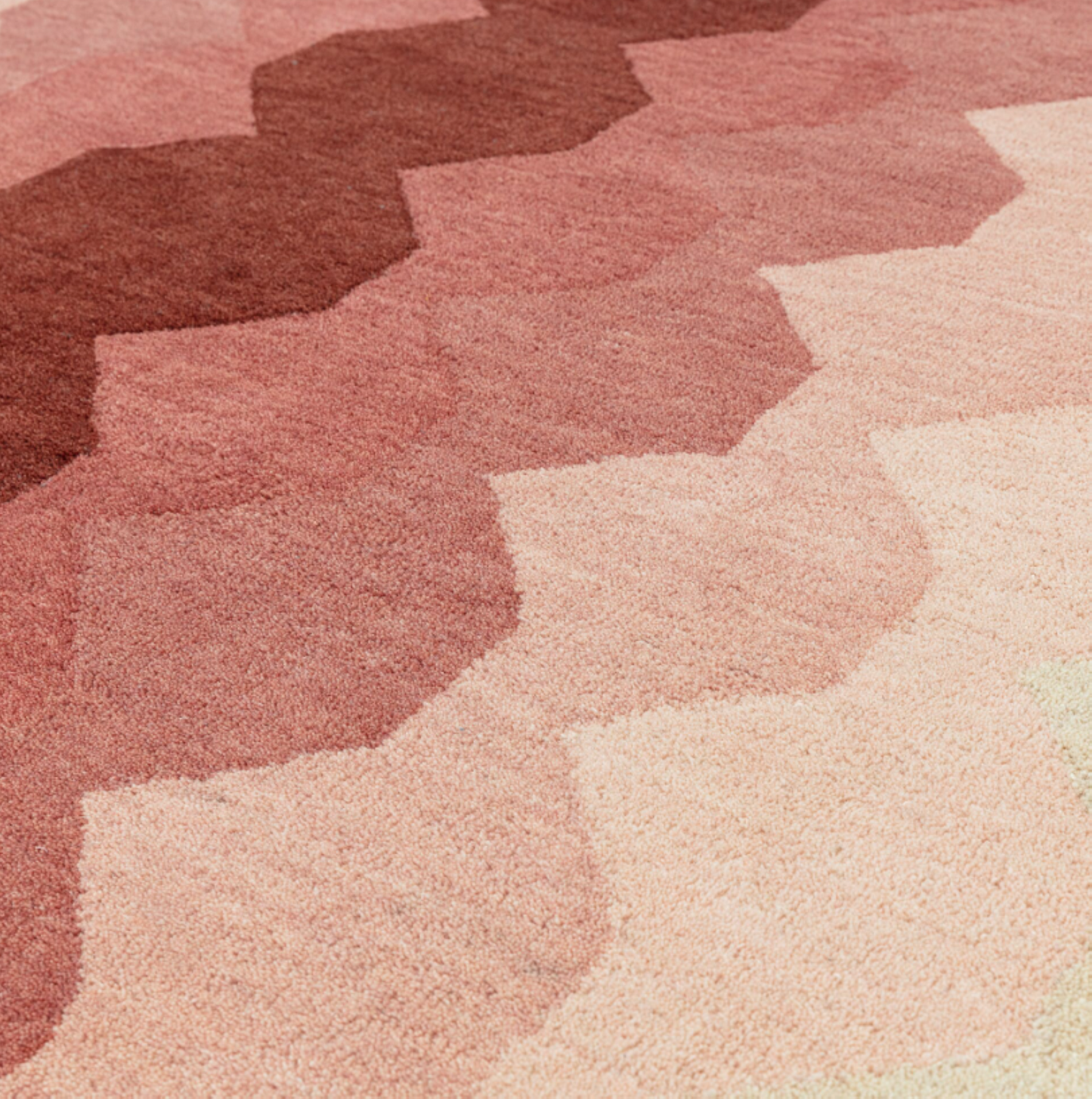 Tapis moderne tufté main en laine KERNEL