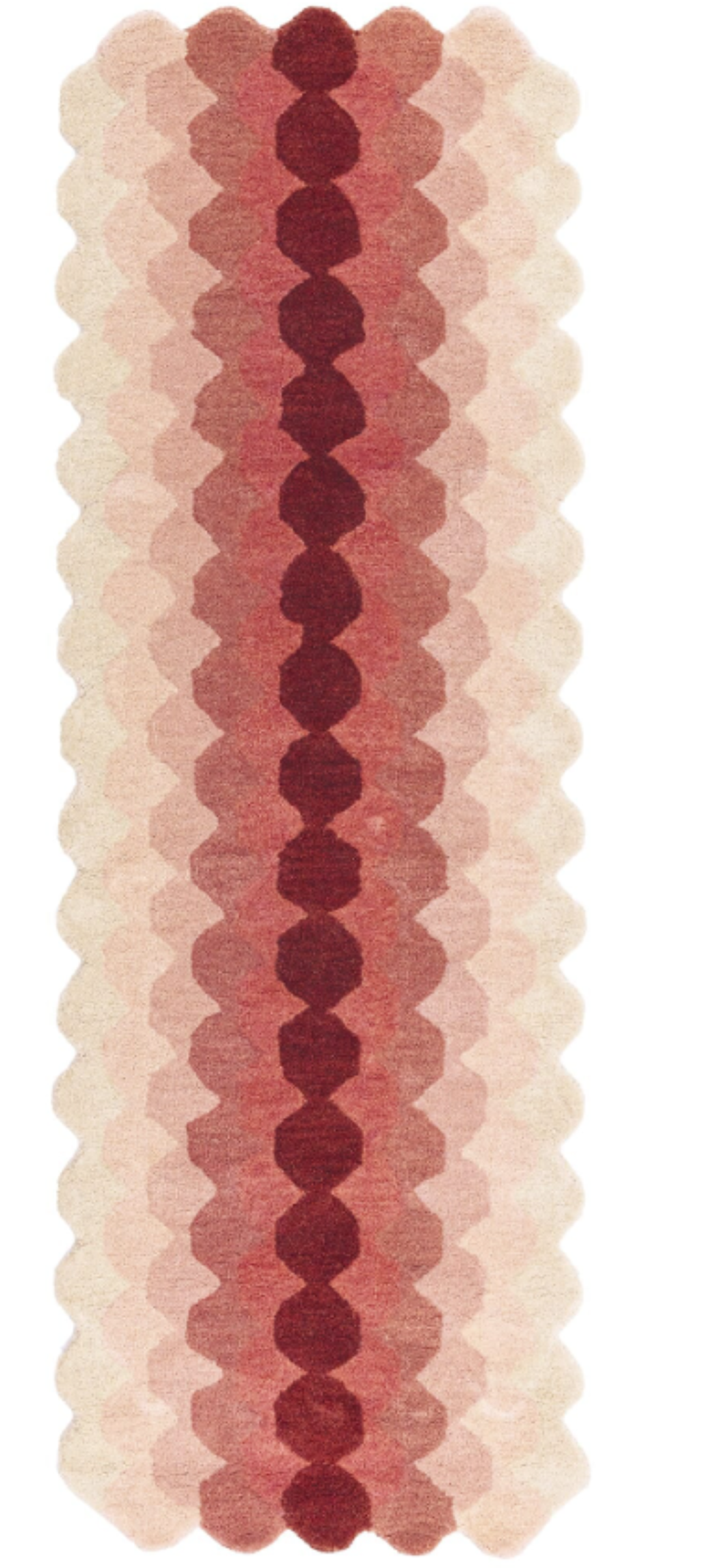 Tapis moderne tufté main en laine KERNEL