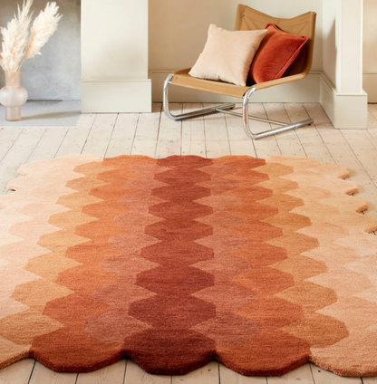 Tapis moderne tufté main en laine KERNEL