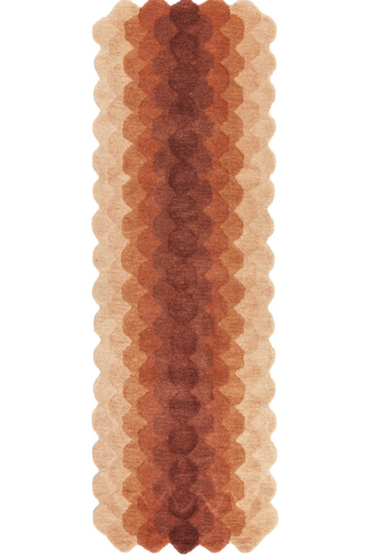 Tapis moderne tufté main en laine KERNEL