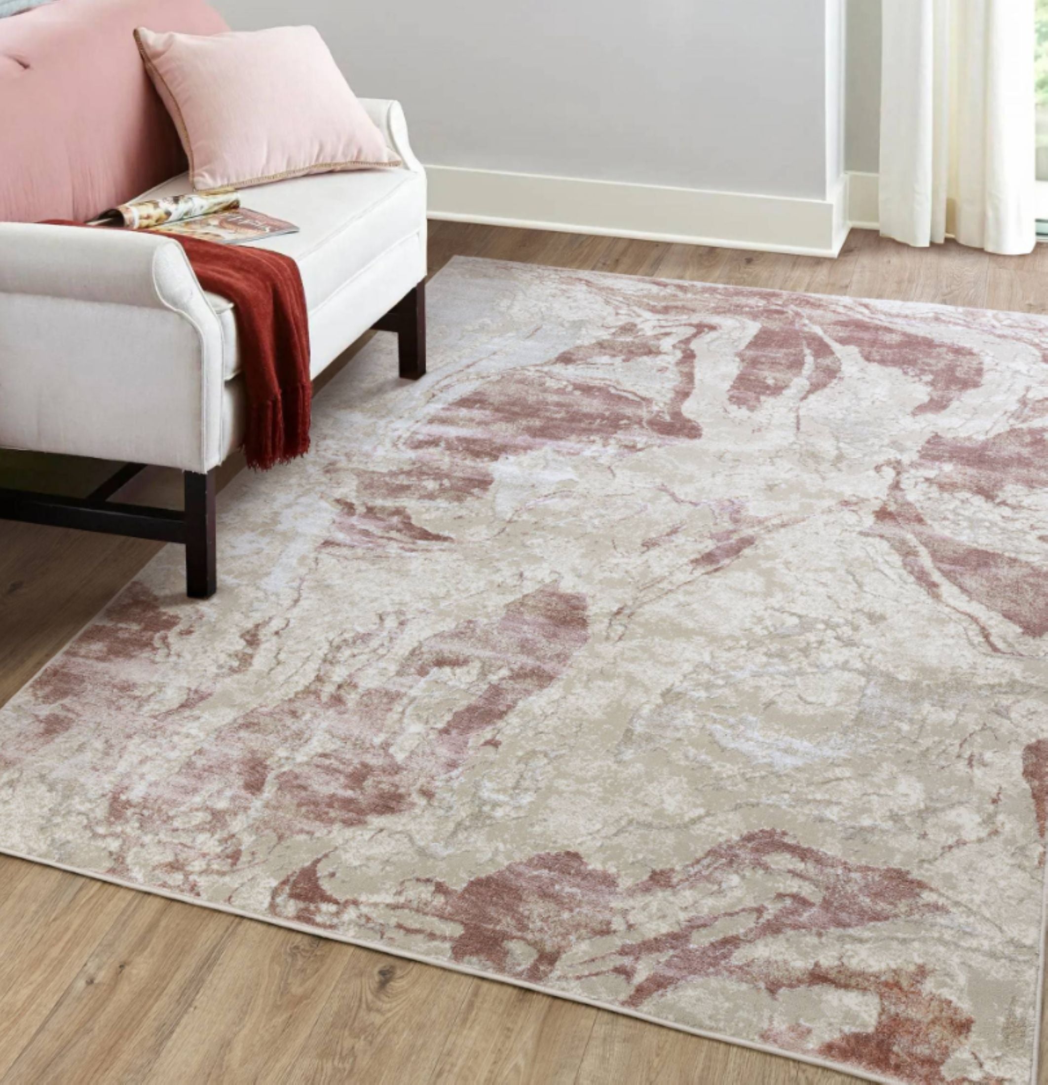 Tapis tissé plat moderne CARONI