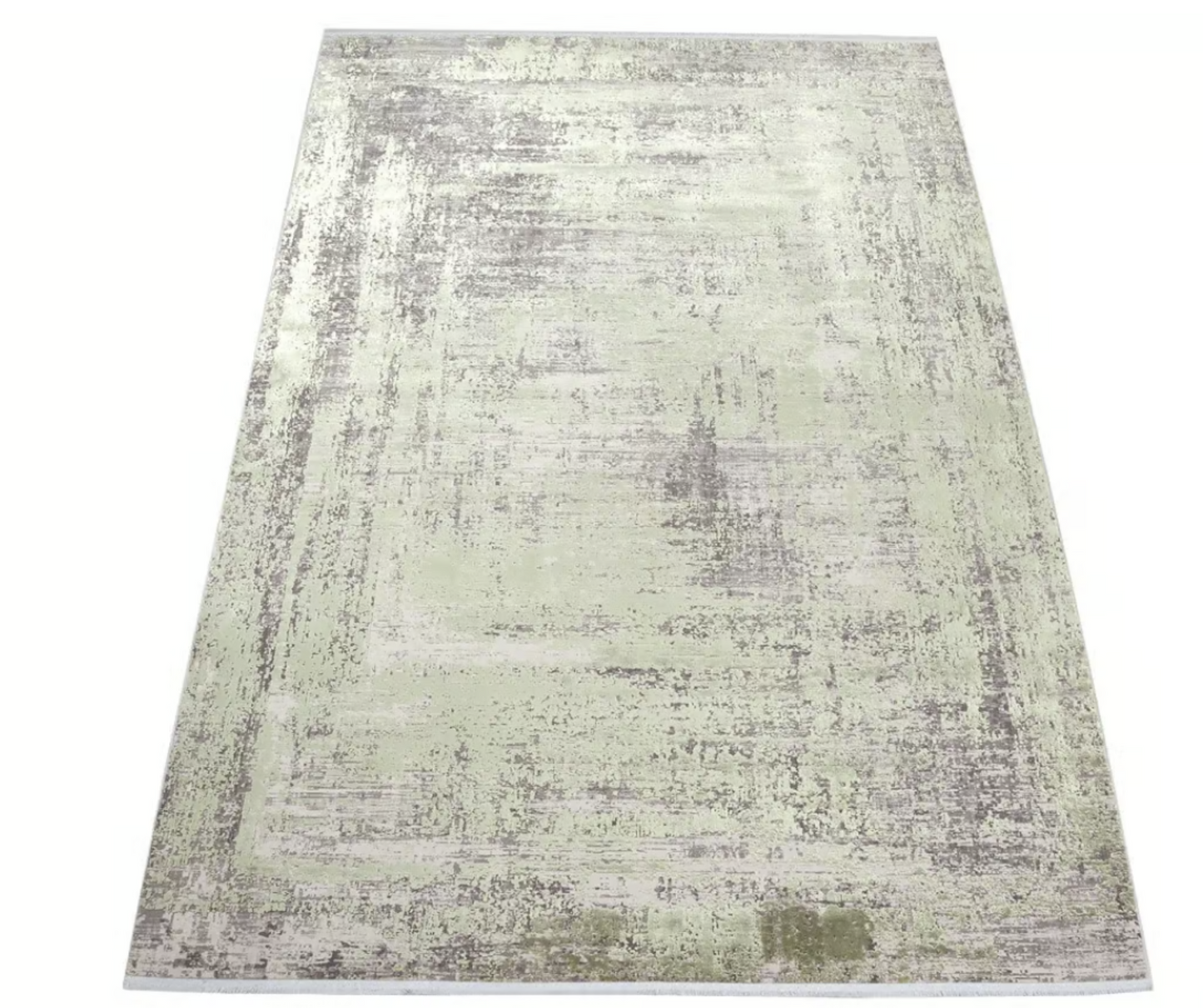 Modern living room rug in viscose with embroidery 