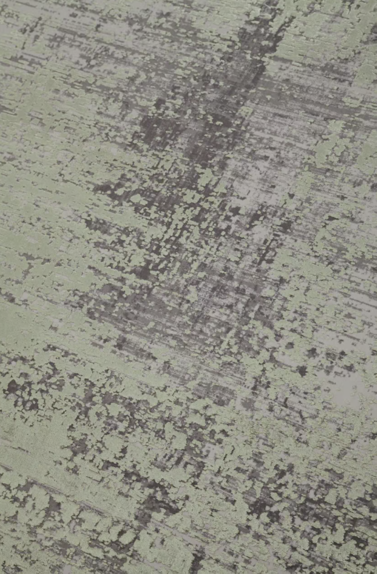 Modern living room rug in viscose with embroidery 
