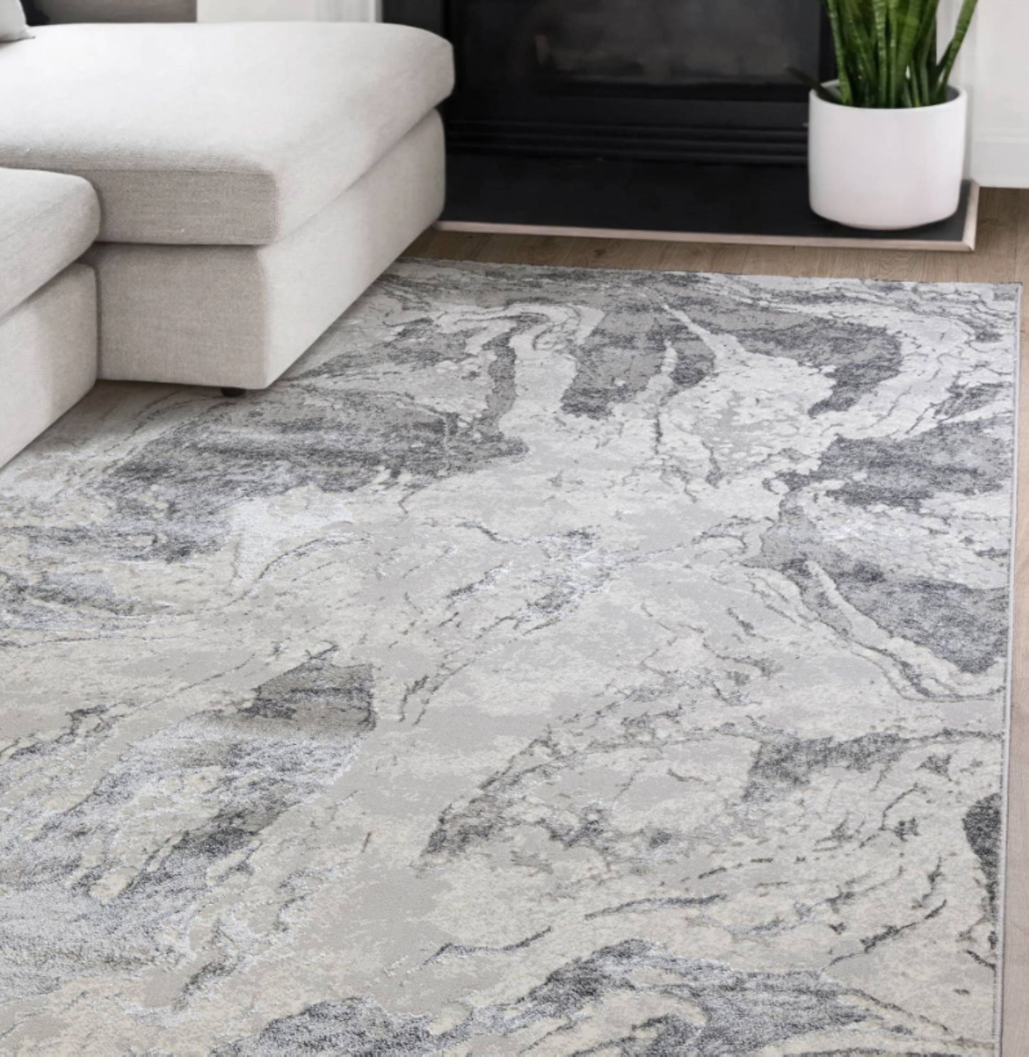 Tapis tissé plat moderne CARONI