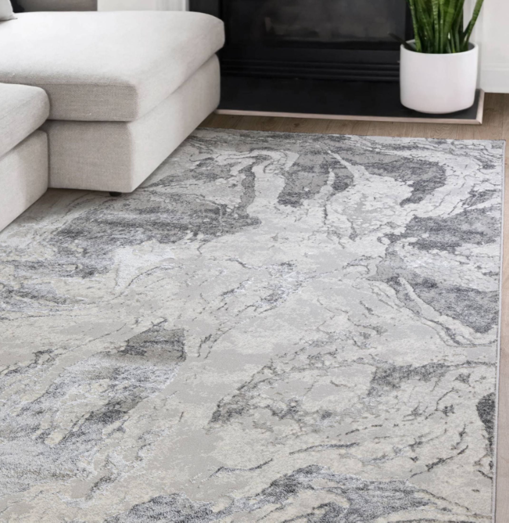 Alfombra moderna de tejido plano CARONI