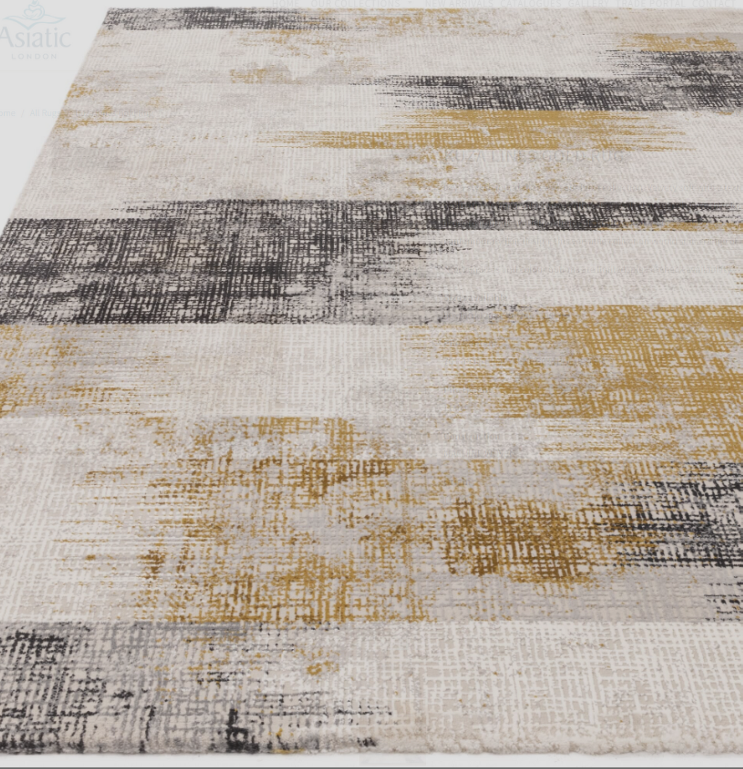 ZUKA LINES Modern Rug for Living Room and Bedroom