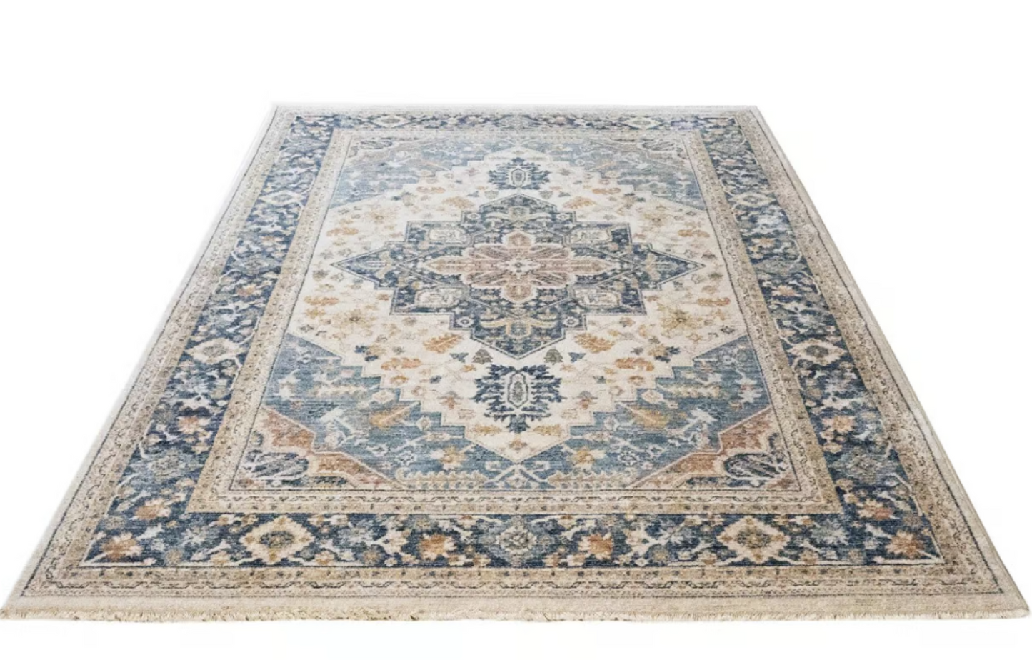 JARBIN flat-woven oriental-style living room rug 