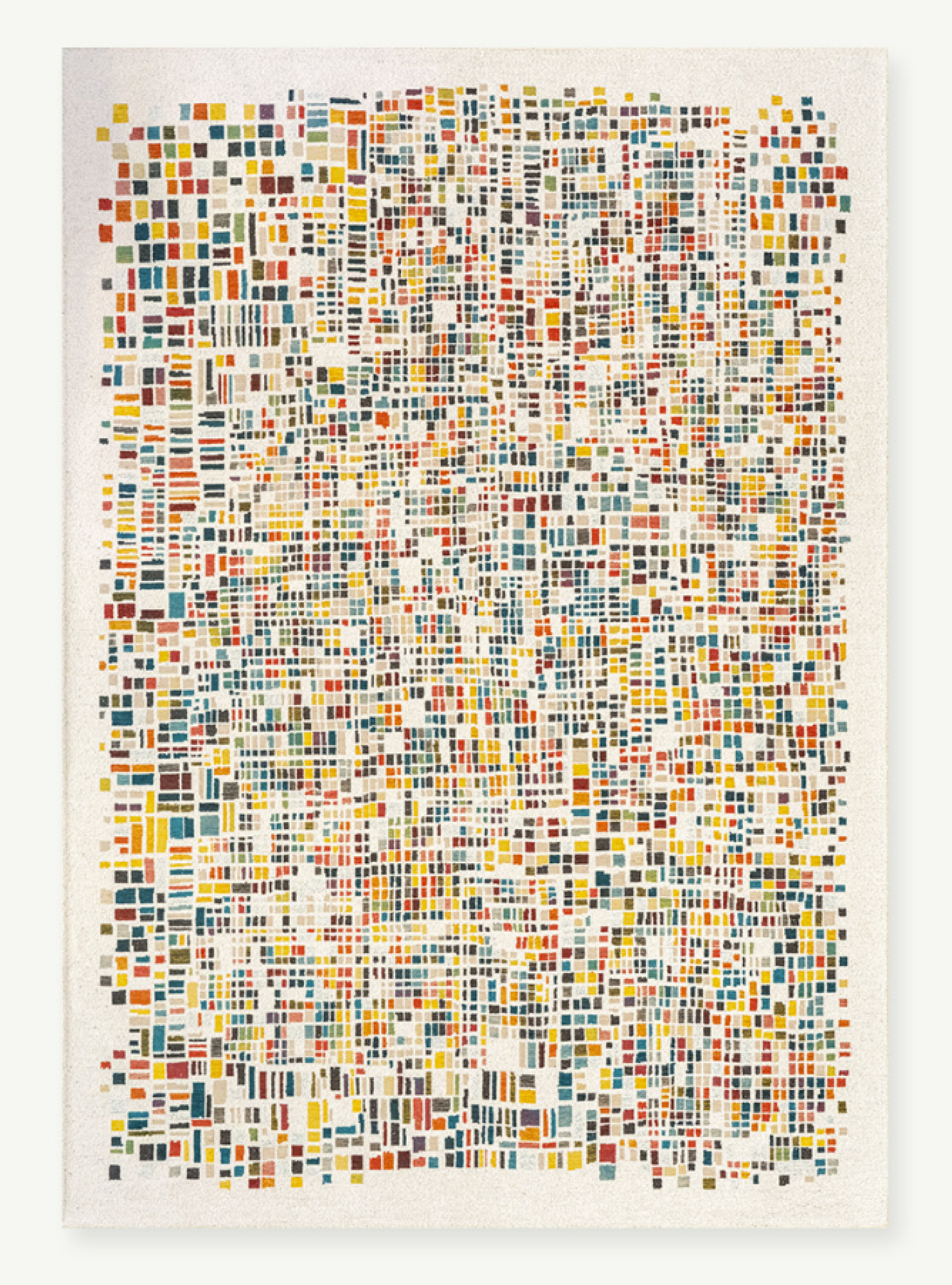 Tapis moderne tissé plat BOXY