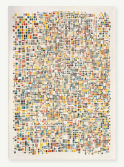 Tapis moderne tissé plat BOXY