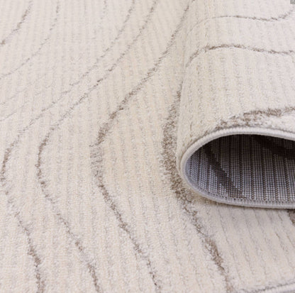 Tapis tissé plat moderne WAVES