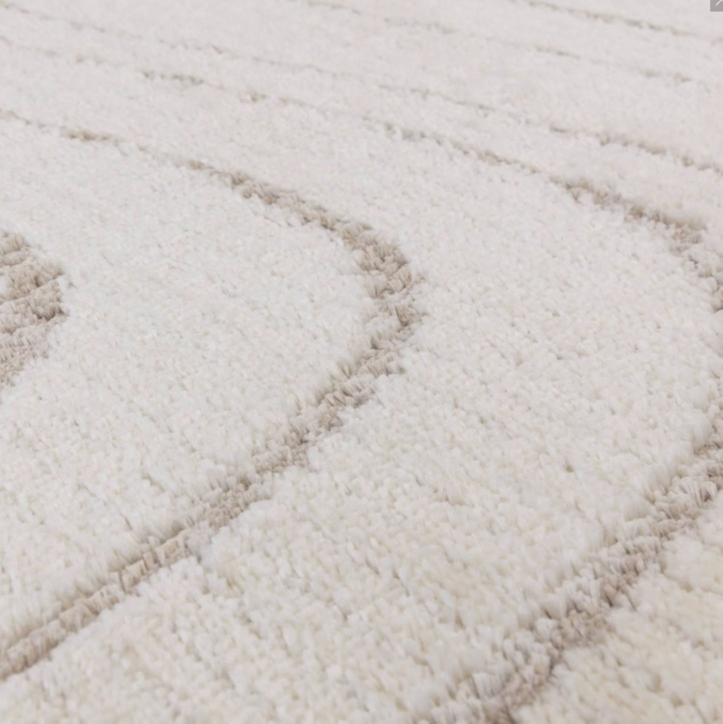 Tapis tissé plat moderne WAVES