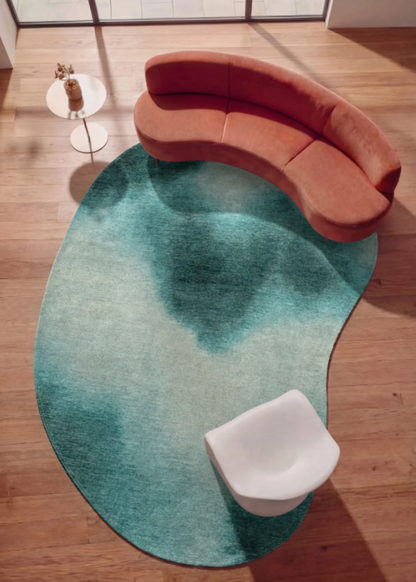 Tapis moderne tissé plat AERO