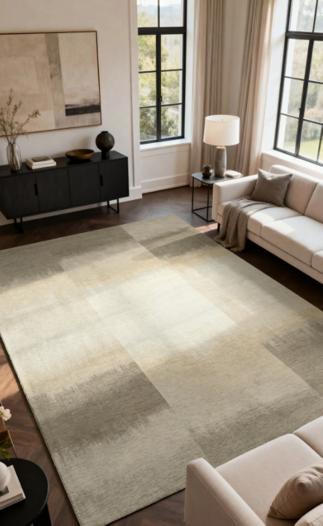 Tapis moderne tissé plat NAGOYA
