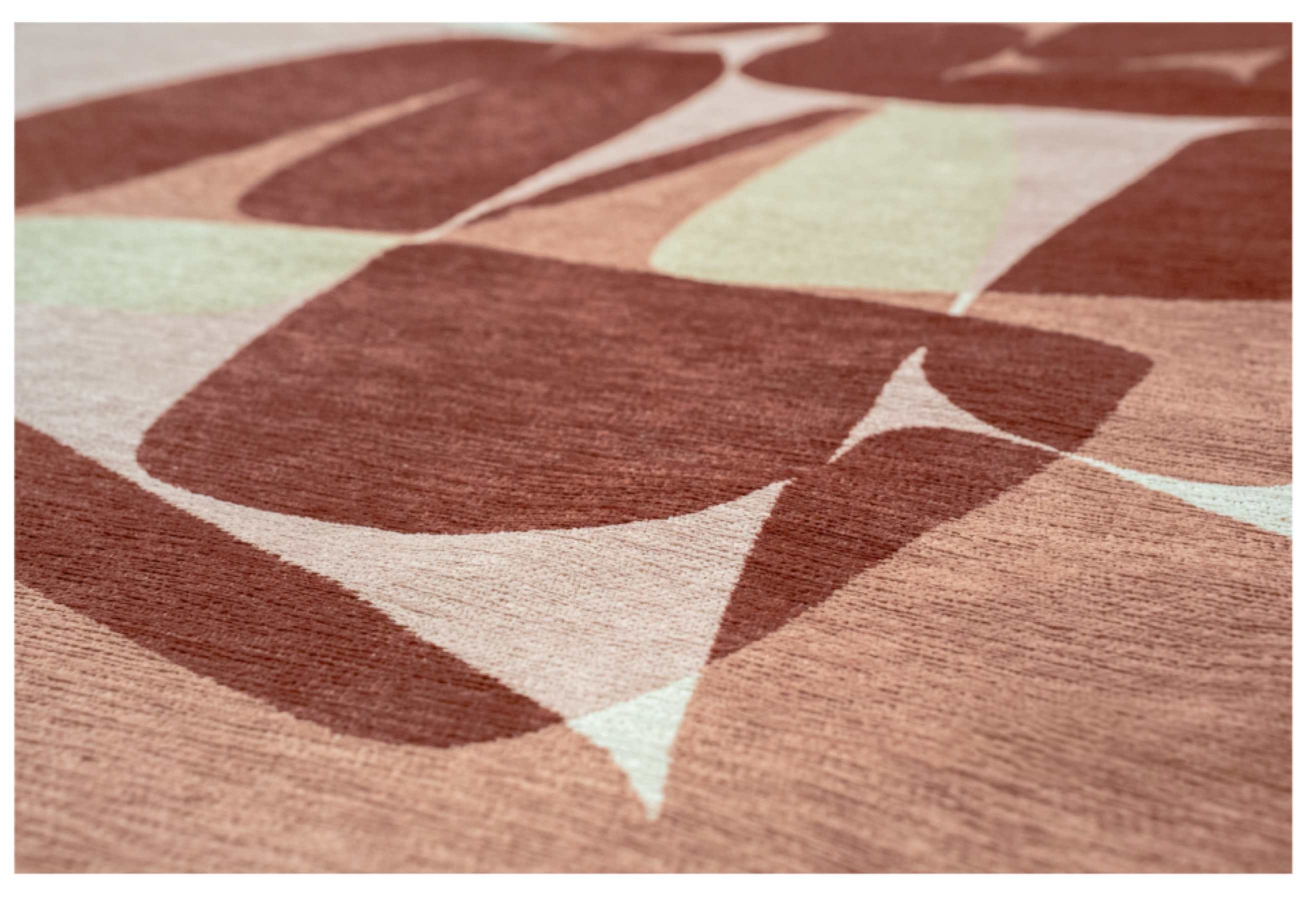 Tapis moderne tissé plat ROCKY