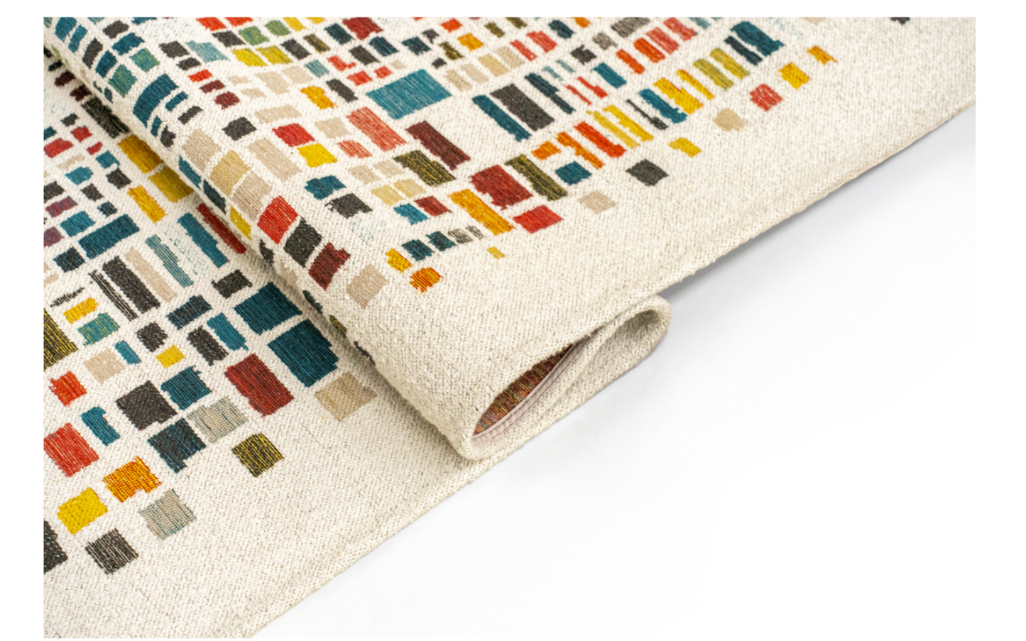 Tapis moderne tissé plat BOXY