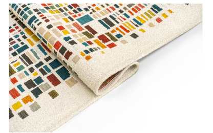 Tapis moderne tissé plat BOXY