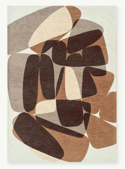 Tapis moderne tissé plat ROCKY