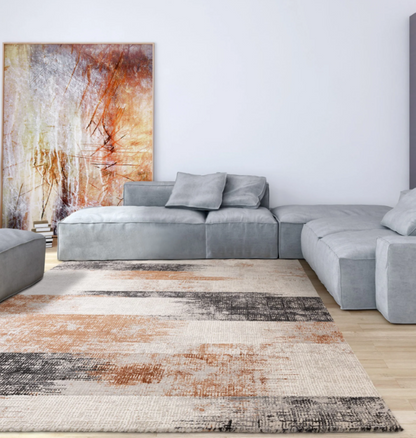 ZUKA LINES Modern Rug for Living Room and Bedroom