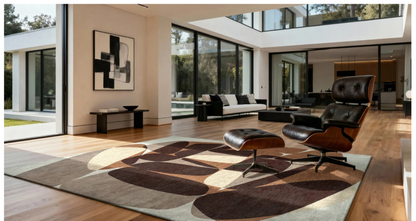 Tapis moderne tissé plat ROCKY