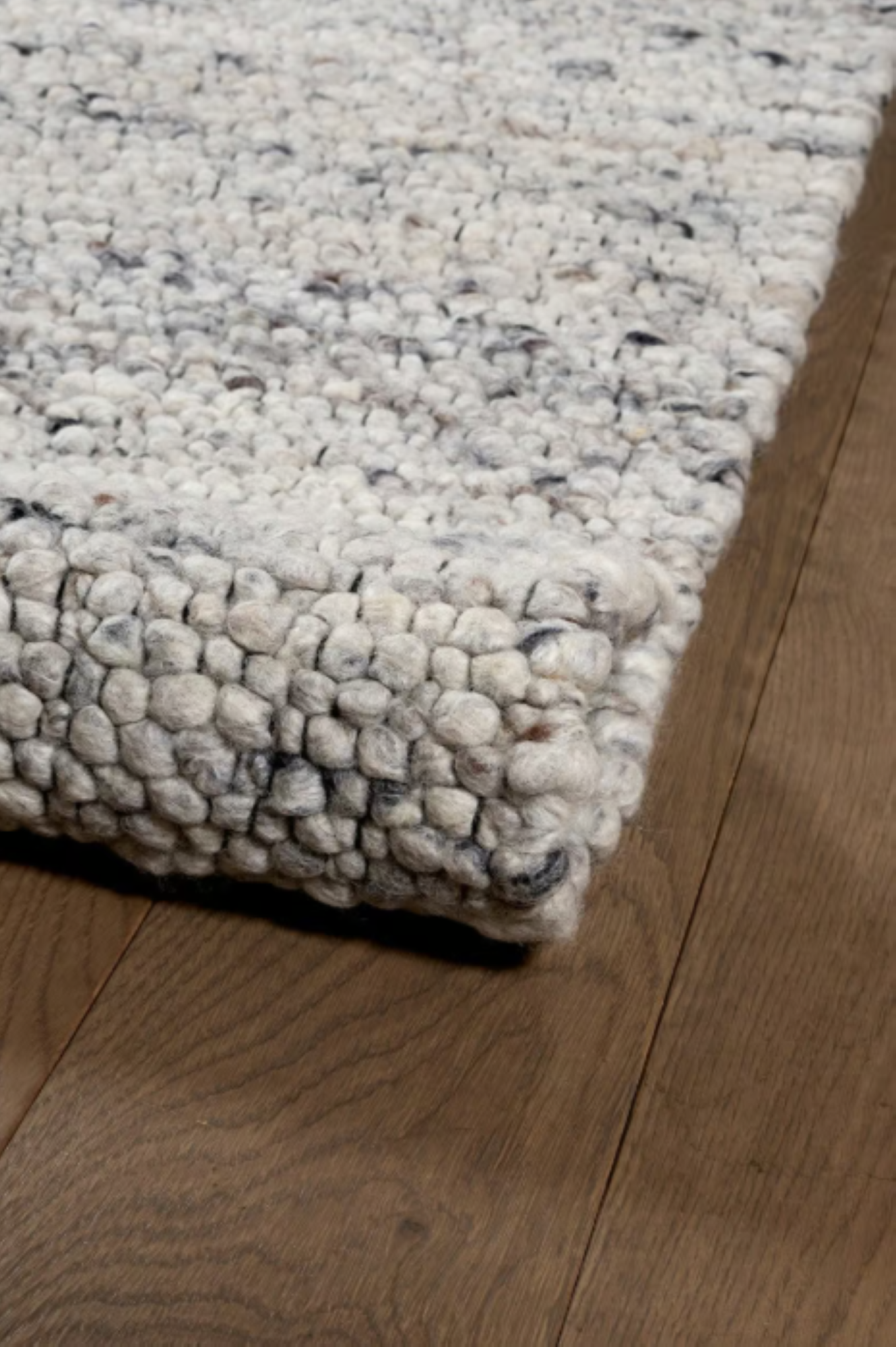 Tapis de salon fait main en laine SHEPERD