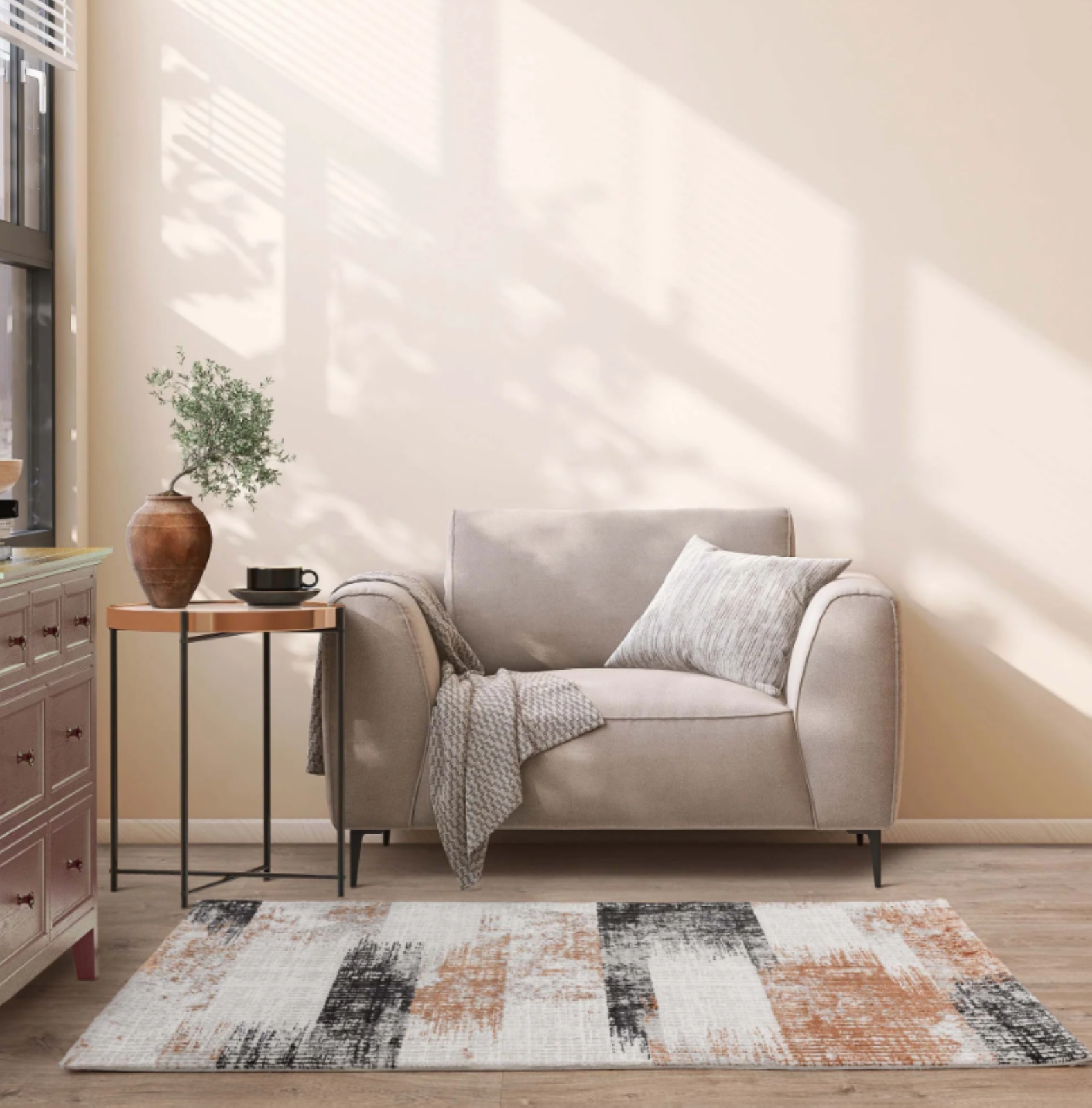 Tapis moderne salon et chambre ZUKA LINES