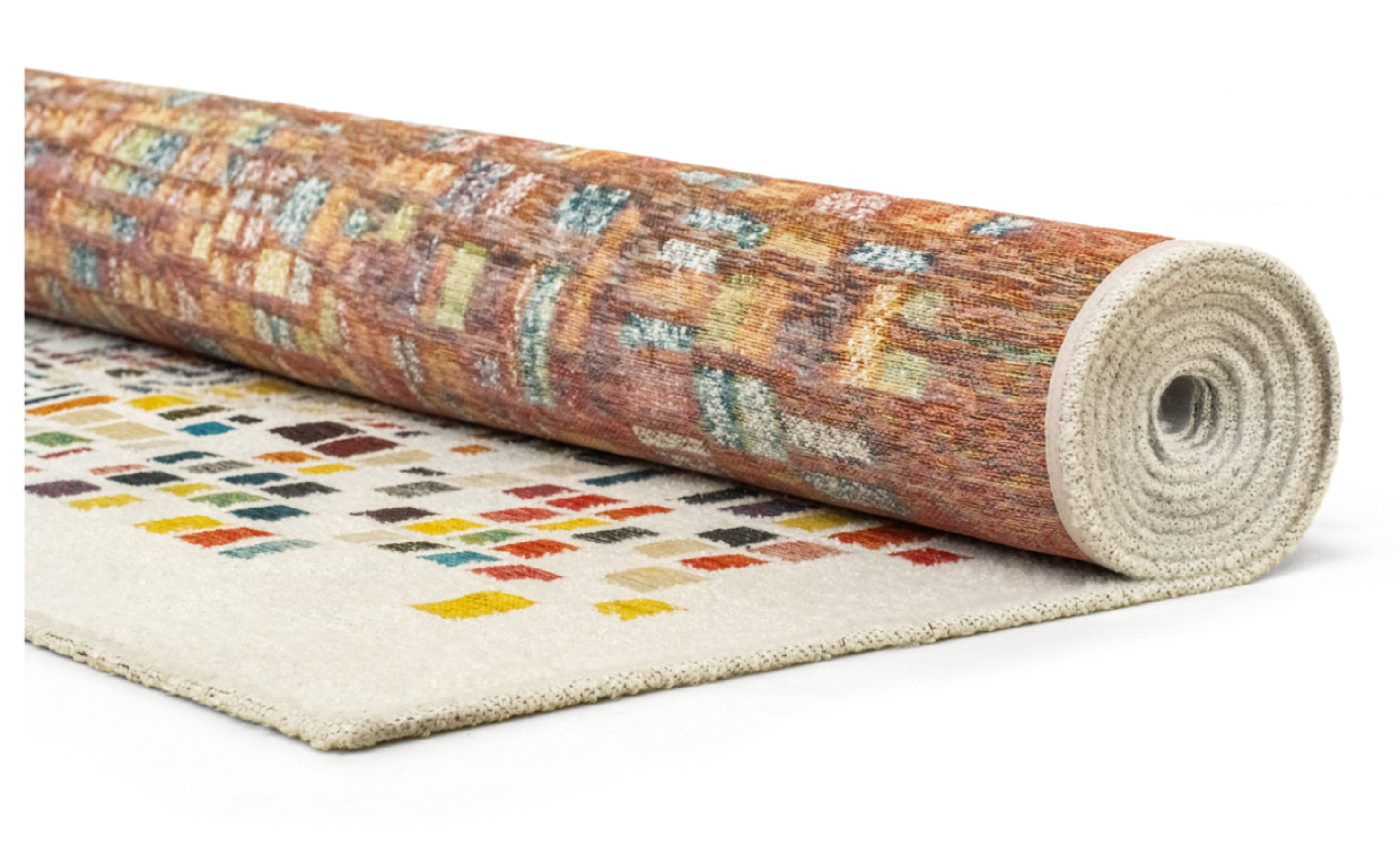 Tapis moderne tissé plat BOXY