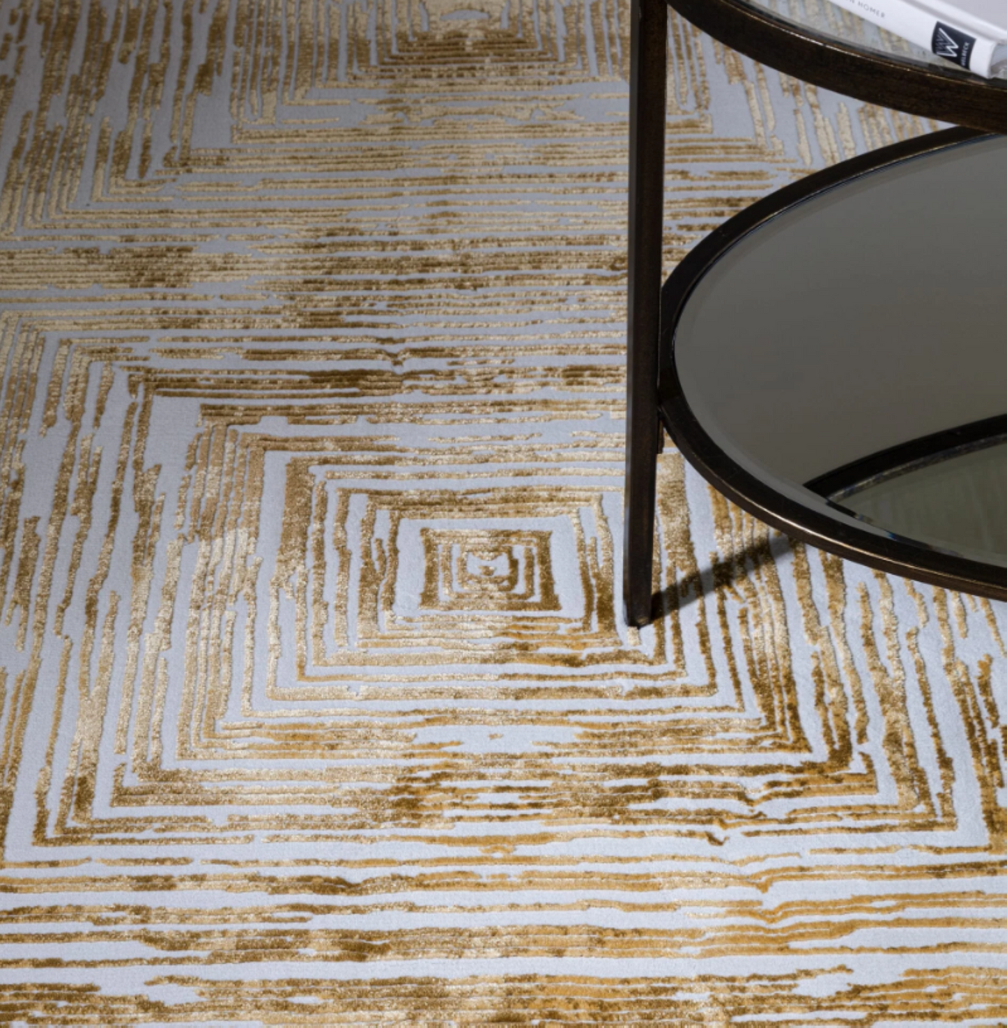 Modern rug for living room and bedroom ZUKA SKETCH